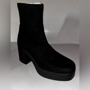 Free People Marlowe Classic Vegan Leather Platform Boots‎ Empire 40 (10) NEW